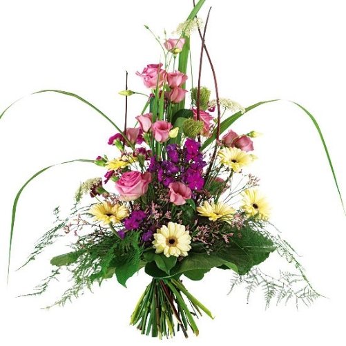 Blumenstrau&szlig; in wei&szlig;, rosa und pink