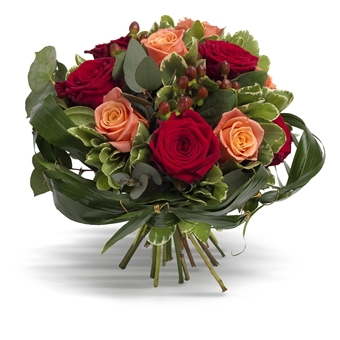 Bouquet roten Rosen
