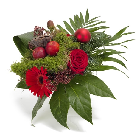 Weihnachtsstr&auml;u&szlig;e rot