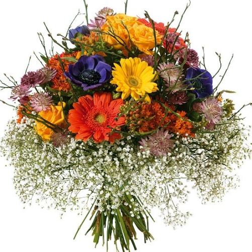 Blumenstrau&szlig; in bunt