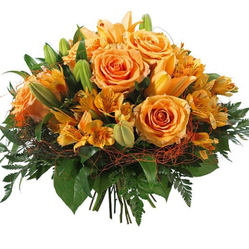 Blumenstrau&szlig; in orange