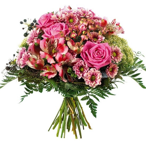 Blumenstrauß in pink Blumenstrauß in pink bestellen und liefern über